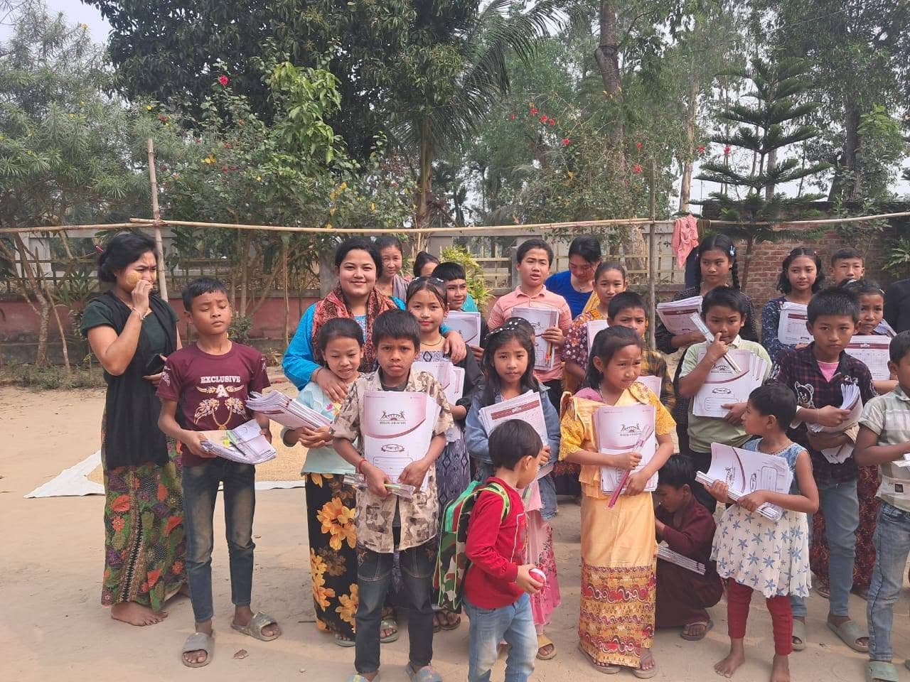 Happy to receive gifts